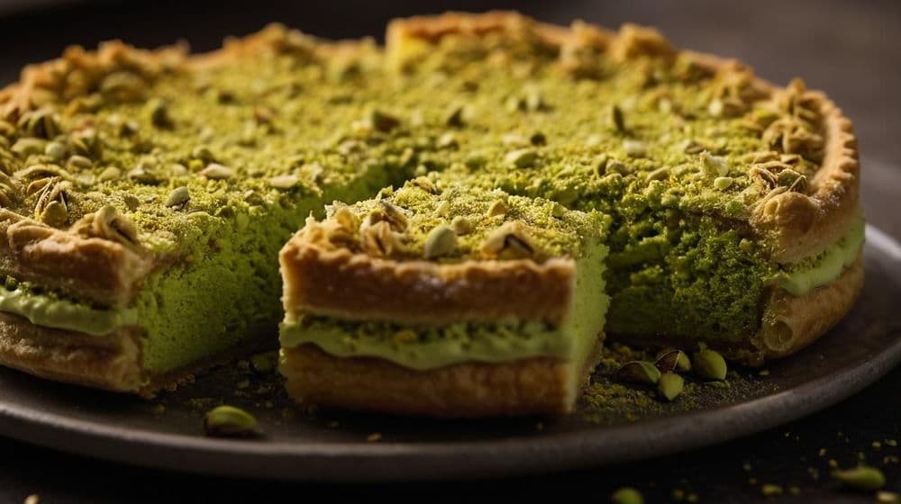 Баклава с вкус на шамфъстък и лимонов аромат