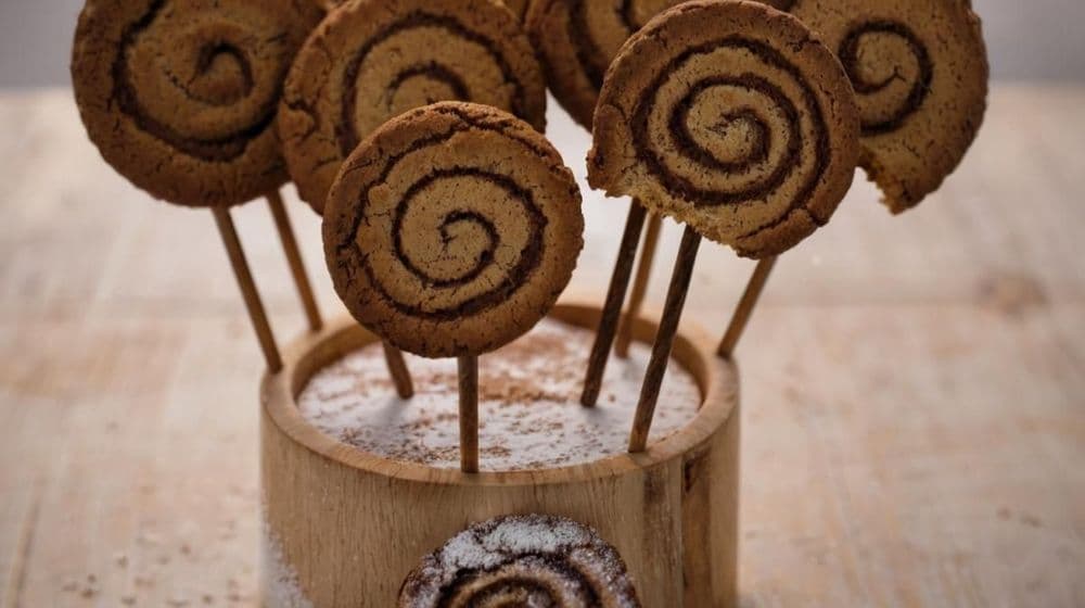 Вкусни бисквитени близалки с ванилия и какао