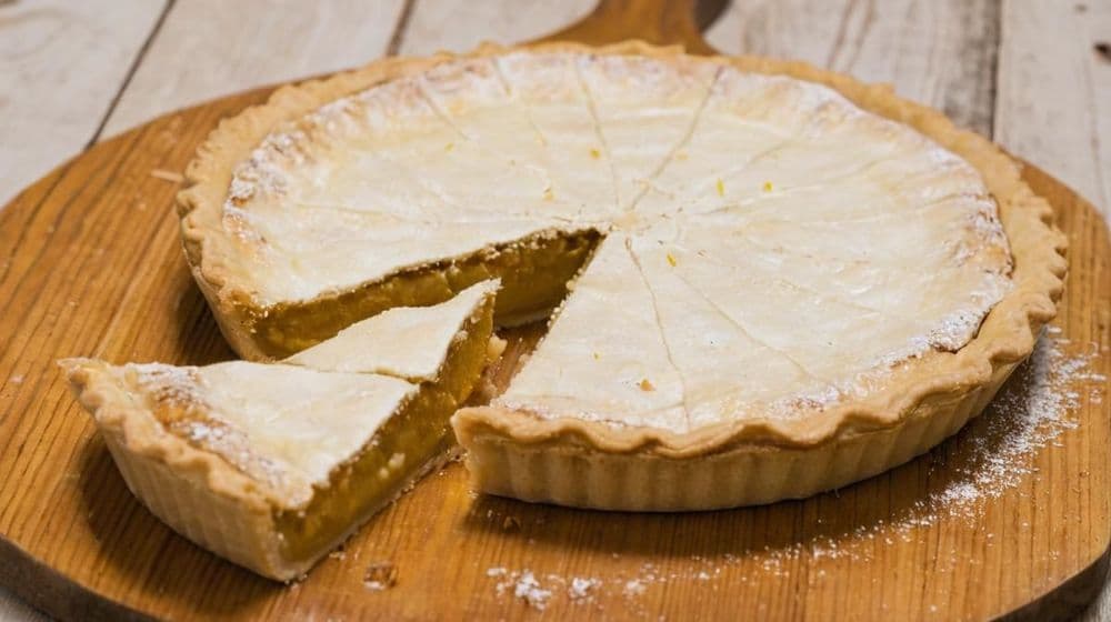 Корсикански сладък пай със сирене и портокалова нотка