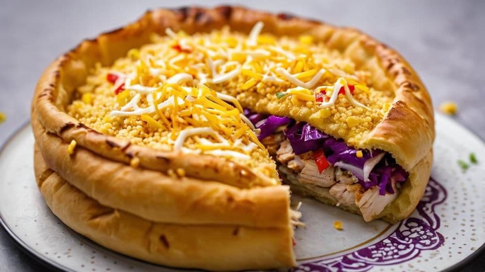 Печен пай с ароматна шауарма