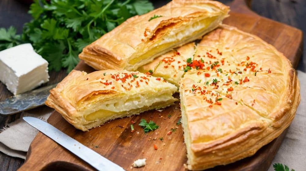 Традиционен тутманик с плънка от сирене