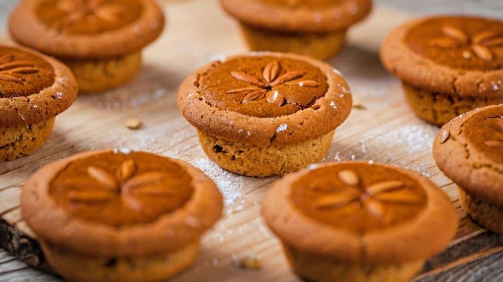 Финни бадемови кошнички с пълнеж